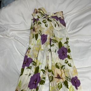 Aritzia Wilfred Floral loose fit breezy Style Pants